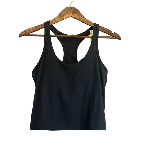 All in Motion rib padded Razorback cropped tank top‎ size small Nwt - Picture 1 of 7